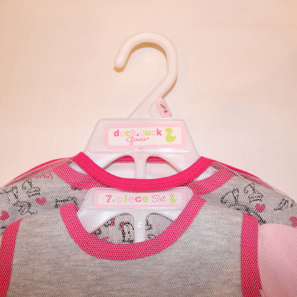 Girls 7 piece set/Duck duck goose/3/6m - Picture 2 of 6